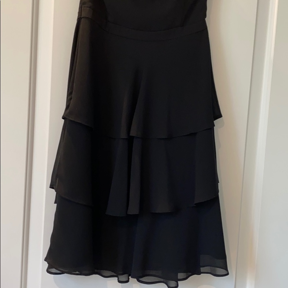 WHBM Black Strapless Dress - Picture 4 of 7